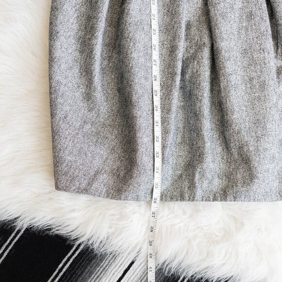 WHITE HOUSE BLACK MARKET SILVER FIT FLARE DRESS SZ 6 - Picture 5 of 8